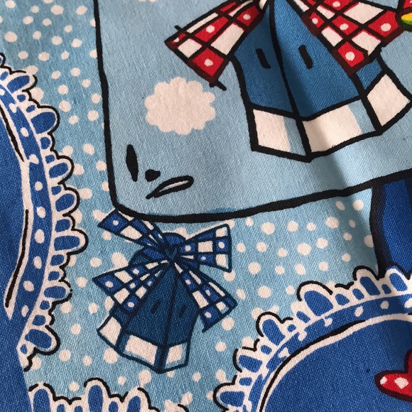 🌻4/$20 Vintage Holland Souvenir Linen Kitchen Towel Original Condition - Picture 8 of 9